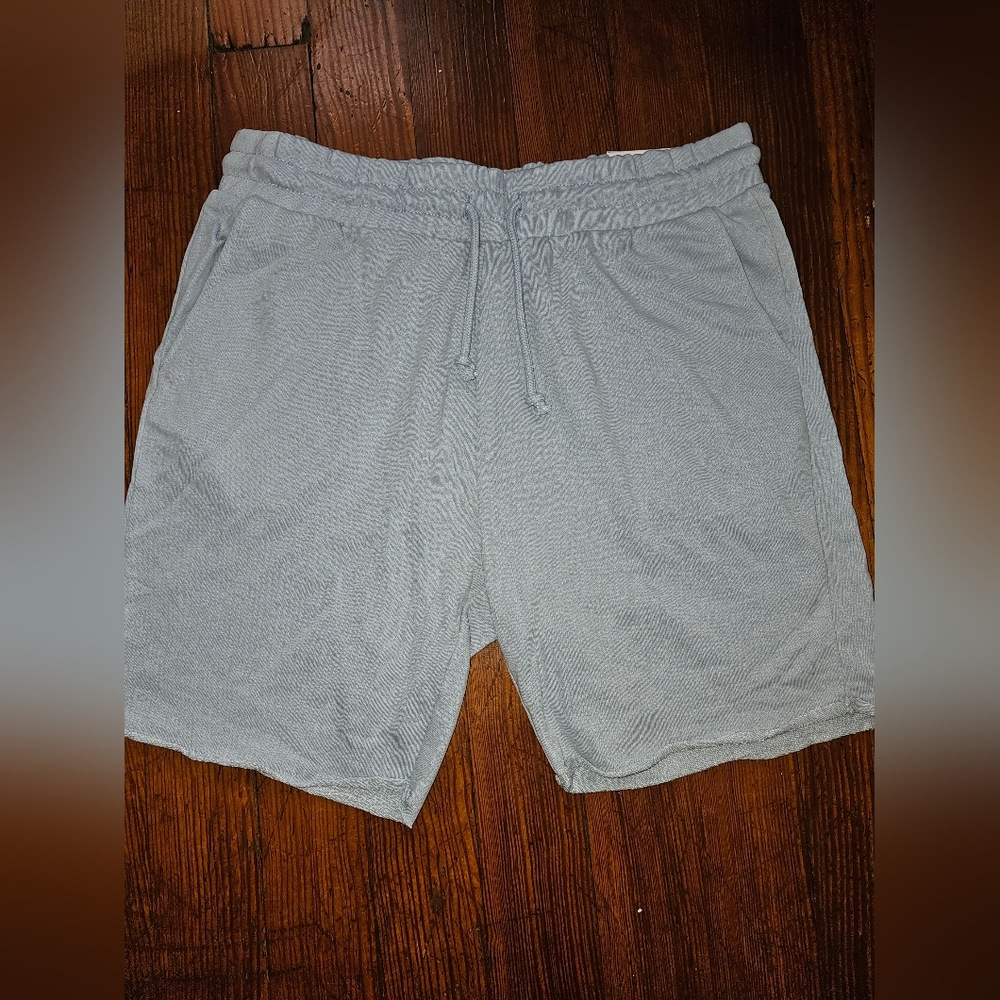 Casual Gray Drawstring Shorts
